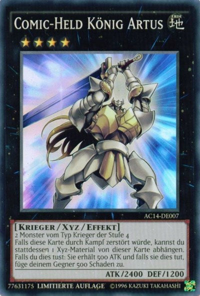 Comics Hero King Arthur (German) - "Comic-Held König Artus" (AC14-DE007) [Advent Calendar 2014 (Adventskalender ZEXAL-Edition)]