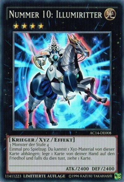 Number 10: Illumiknight (German) - "Nummer 10: Illumiritter" (AC14-DE008) [Advent Calendar 2014 (Adventskalender ZEXAL-Edition)]