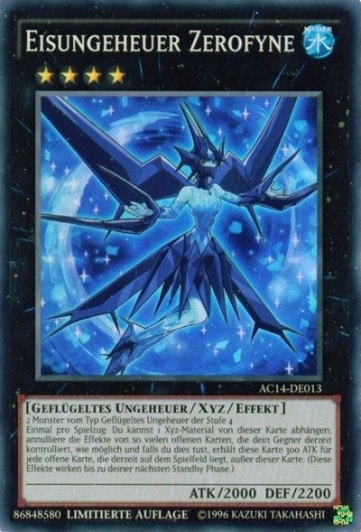Ice Beast Zerofyne (German) - "Eisungeheuer Zerofyne" (AC14-DE013) [Advent Calendar 2014 (Adventskalender ZEXAL-Edition)]