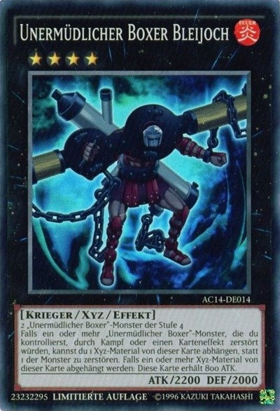 Battlin' Boxer Lead Yoke (German) - "Unermüdlicher Boxer Bleijoch" (AC14-DE014) [Advent Calendar 2014 (Adventskalender ZEXAL-Edition)]