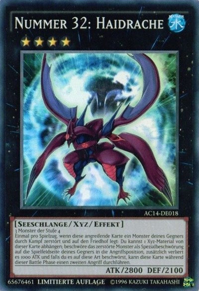 Number 32: Shark Drake (German) - "Nummer 32: Haidrache" (AC14-DE018) [Advent Calendar 2014 (Adventskalender ZEXAL-Edition)]