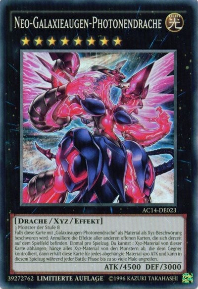Neo Galaxy-Eyes Photon Dragon (German) - "Neo-Galaxieaugen-Photonendrache" (AC14-DE023) [Advent Calendar 2014 (Adventskalender ZEXAL-Edition)]