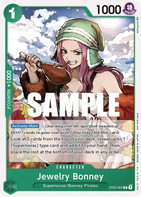 Jewelry Bonney (Tournament Pack Vol. 3) [Participant] (ST02-007) [One Piece Promotion Cards]