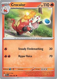Crocalor - 036/193 (036/193) [SV02: Paldea Evolved]