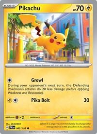 Pikachu (062/193) [SV02: Paldea Evolved]