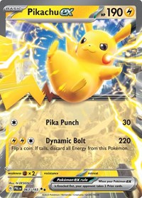 Pikachu ex (063/193) [SV02: Paldea Evolved]