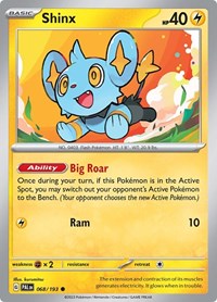 Shinx - 068/193 (068/193) [SV02: Paldea Evolved]