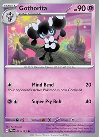 Gothorita - 091/193 (091/193) [SV02: Paldea Evolved]