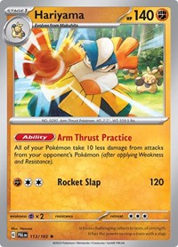 Hariyama (113/193) [SV02: Paldea Evolved]