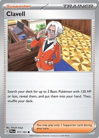 Clavell (177/193) [SV02: Paldea Evolved]