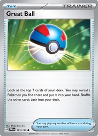 Great Ball (183/193) [SV02: Paldea Evolved]