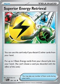 Superior Energy Retrieval - 189/193 (189/193) [SV02: Paldea Evolved]