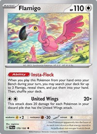 Flamigo (170/193) [SV02: Paldea Evolved]