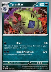 Tyranitar - 135/193 (135/193) [SV02: Paldea Evolved]
