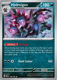 Hydreigon (140/193) [SV02: Paldea Evolved]