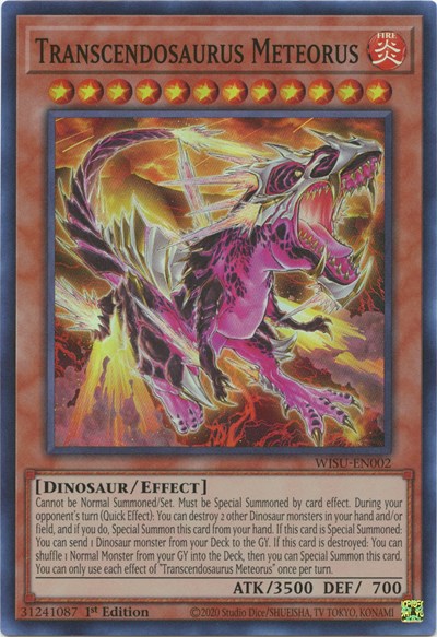 Transcendosaurus Meteorus (WISU-EN002) [Wild Survivors]