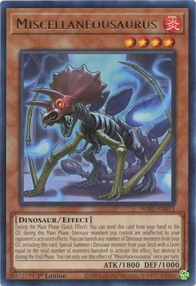Miscellaneousaurus (WISU-EN011) [Wild Survivors]