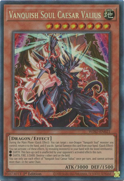 Vanquish Soul Caesar Valius (CR) (WISU-EN021) [Wild Survivors]