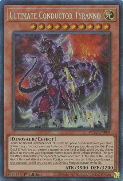 Ultimate Conductor Tyranno (CR) (WISU-EN009) [Wild Survivors]