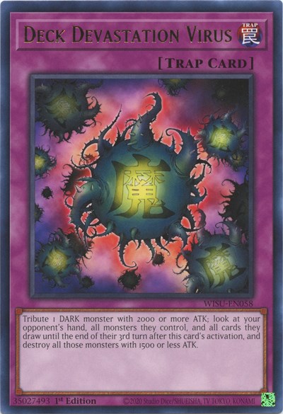 Deck Devastation Virus (WISU-EN058) [Wild Survivors]
