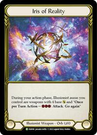 Iris of Reality (Golden) - FAB098 (FAB098) [Flesh and Blood: Promo Cards]