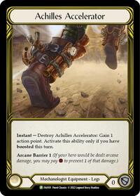 Achilles Accelerator (Golden) - FAB101 (FAB101) [Flesh and Blood: Promo Cards]