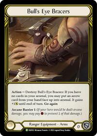 Bull's Eye Bracers (Golden) - FAB102 (FAB102) [Flesh and Blood: Promo Cards]