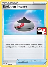 Evolution Incense (163/202) [Prize Pack Series Cards]