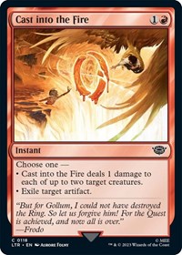 Cast into the Fire (118) [Universes Beyond: The Lord of the Rings: Tales of Middle-earth]