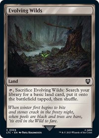 Evolving Wilds (306) [Commander: The Lord of the Rings: Tales of Middle-earth]