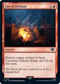Fire of Orthanc (127) [Universes Beyond: The Lord of the Rings: Tales of Middle-earth]