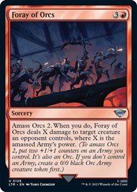Foray of Orcs (128) [Universes Beyond: The Lord of the Rings: Tales of Middle-earth]
