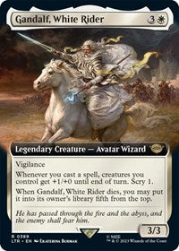Gandalf, White Rider (Extended Art) (389) [Universes Beyond: The Lord of the Rings: Tales of Middle-earth]