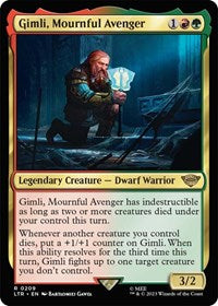 Gimli, Mournful Avenger (209) [Universes Beyond: The Lord of the Rings: Tales of Middle-earth]