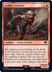 Goblin Assailant (295) [Universes Beyond: The Lord of the Rings: Tales of Middle-earth]