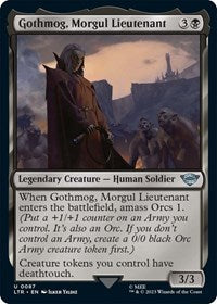 Gothmog, Morgul Lieutenant (87) [Universes Beyond: The Lord of the Rings: Tales of Middle-earth]