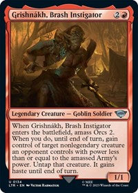 Grishnakh, Brash Instigator (134) [Universes Beyond: The Lord of the Rings: Tales of Middle-earth]
