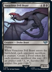 Voracious Fell Beast (113) [Universes Beyond: The Lord of the Rings: Tales of Middle-earth]