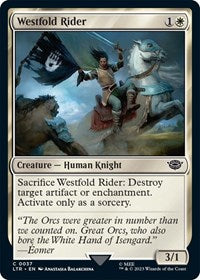 Westfold Rider (37) [Universes Beyond: The Lord of the Rings: Tales of Middle-earth]