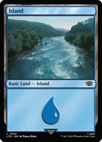 Island (0264) (264) [Universes Beyond: The Lord of the Rings: Tales of Middle-earth]