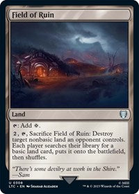 Field of Ruin (308) [Commander: The Lord of the Rings: Tales of Middle-earth]