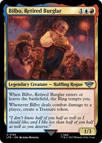 Bilbo, Retired Burglar (196) [Universes Beyond: The Lord of the Rings: Tales of Middle-earth]