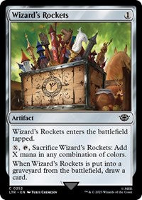 Wizard's Rockets (252) [Universes Beyond: The Lord of the Rings: Tales of Middle-earth]