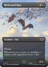 Mirkwood Bats (Borderless) (421) [Universes Beyond: The Lord of the Rings: Tales of Middle-earth]