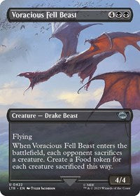 Voracious Fell Beast (Borderless) (422) [Universes Beyond: The Lord of the Rings: Tales of Middle-earth]