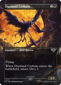 Dunland Crebain (Borderless) (411) [Universes Beyond: The Lord of the Rings: Tales of Middle-earth]
