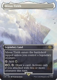 Minas Tirith (0420) (Borderless) (420) [Universes Beyond: The Lord of the Rings: Tales of Middle-earth]