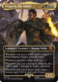 Aragorn, the Uniter (Borderless) (434) [Universes Beyond: The Lord of the Rings: Tales of Middle-earth]