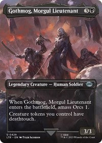 Gothmog, Morgul Lieutenant (Borderless) (429) [Universes Beyond: The Lord of the Rings: Tales of Middle-earth]