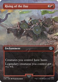 Rising of the Day (Borderless) (427) [Universes Beyond: The Lord of the Rings: Tales of Middle-earth]
